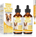 Yeast Infection Treatment for Dogs,Dog Ear Infection Treatment,Itchy Ear,Skin&Allergy Symptoms Relief-Reduces Inflammation&Relieves Irritation,Dog Supplement Drops with Multivitamins Probiotics