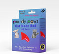 40 Pack Soft Nail Caps for Cat Claws NEON RED Medium