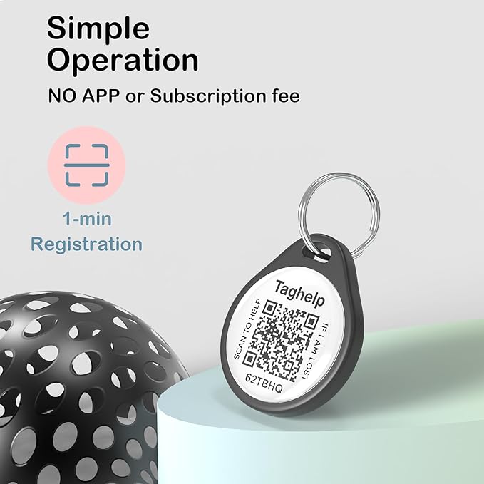 Reflective Cat Collar Breakaway with QR Code Tag for Girl Boy cat Name tag Kitten Collars with Bell Cat ID Tag Personalized Real-time scan alerts, No Subscription or fees(Black)