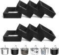 Vividorama Replacement Foam Filter for 3L/ 101oz Cat Water Fountain, 8 Sponge Foam Filters, Black