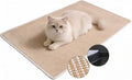 Cat Scratcher Mat, 39.3"x 23.6" Natural Sisal Cat Scratch Mat with Velcro Tape, Scratching Rug Pad for Indoor Cats, Furniture Protector, Floor Carpet, Wall Pad, L, Beige