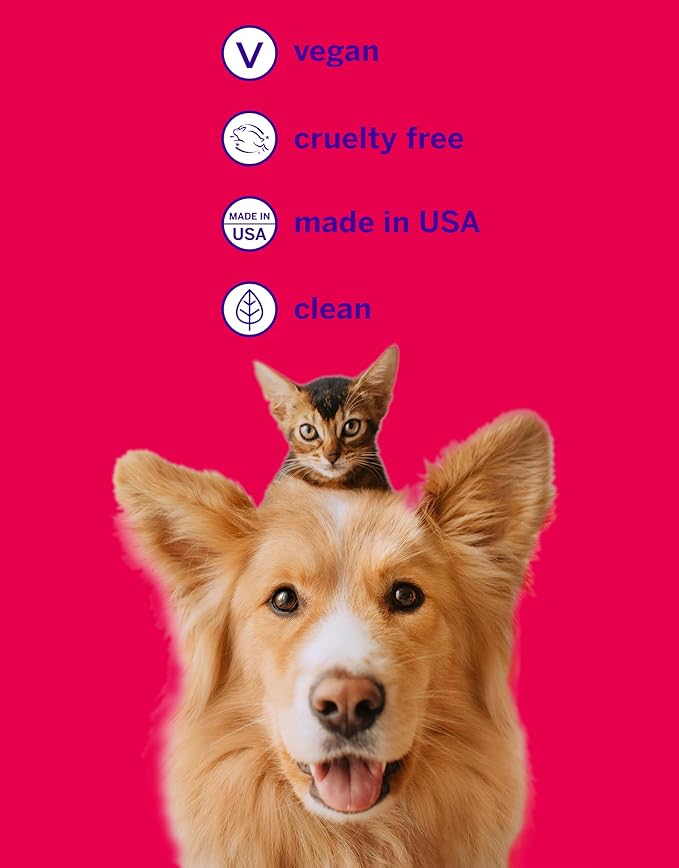 Petsmile Professional Pet Teeth Brushing Kit for Cats & Dogs - Only VOHC Accepted Toothpaste & Patented Toothbrush - Proven to Control Plaque & Tartar Calprox Formula (Rotisserie Chicken, 4.2 Oz)