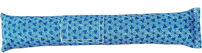 Refillable 15" Catnip Cat Kicker Toy Filled with 1 oz Canadian Catnip, Cobalt Blue