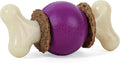 PetSafe Busy Buddy Bouncy Bone - 3-in-1 Adjustable Slow Feeder Toy with Refillable Treat Rings - Cleans Teeth & Gums, Cures Boredom & Slows Down Eating Habits - Small - for Dogs Under 10 lb