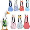 QBLEEV Duck Diapers for Pet Ducks & Chickens, Reusable Chicken Diaper for Indoor Poultry, Waterproof Breathable Baby Duckling Diaper with Elastic Straps, for Ducks Chicks Hens Roosters
