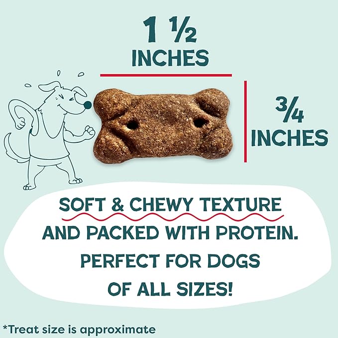 Shameless Pets Soft & Chewy Dog Treats, Bacon Me Crazy Meaty Tenders, 1.5lb – Real Bacon is 1st Ingredient – Grain Free, No Corn or Soy – Digestive Support – for Small, Medium & Large Dogs