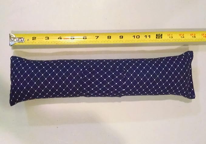 Refillable 15" Catnip Cat Kicker Toy Filled with 1 oz Canadian Catnip, Red Flannel