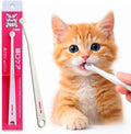 MIND UP Cat Toothbrush with Micro Head, 15° Angled Design for Easier Reach, Pet Toothbrush for Cats & Kittens, Gentle Everyday Brushing, Made in Japan