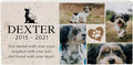 Personalized Pet Memorial with Keepsake Photo on Limestone - Headstones, Garden Stones, and Grave Markers for Dogs - Dog Memorial Stone, Pet Memorial Gifts - 12”x 6”x1.25" (A. Dexter Design)