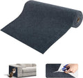 Cat Scratching Mat, Trimmable DIY Self-Adhesive Anti Scratch Furniture Protector, Climbing Wall Carpet, Couch Protector, Scratcher Scratching Pad Post Replacement (Dark Grey, 78.7"x15.8")