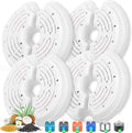 Cat Water Fountain Filters for 84oz/2.5L Stainless Steel Pet Fountain and 67oz/2.0L Plastic Cat Drinking Fountain, 4 Pack Pet Replacement Filters Set