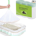 42 Count Cat Litter Box Liners, Drawstring Large/Jumbo Cat Litter Liner Bags For Litter Box, Kitty Litter Liner Heavy Duty Pre-Separated 36" x 16"