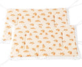 2PCS Reversible Silent Cat Bed Self Warming Pet Pad Thin Style Mat Washable Cushion Pad, Pad for Window Perch Outdoor Cat Houses, for Cats, Small Dogs, Rabbits, Non Electric,(Brown Puppy,XS)