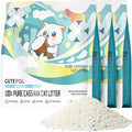 Cassava Clumping Cat Litter, Non Sticking, Rapid Clumping, Water Absorbent, Dust-Free, 16.5lb (3 Pack of 5.5lb Bags)