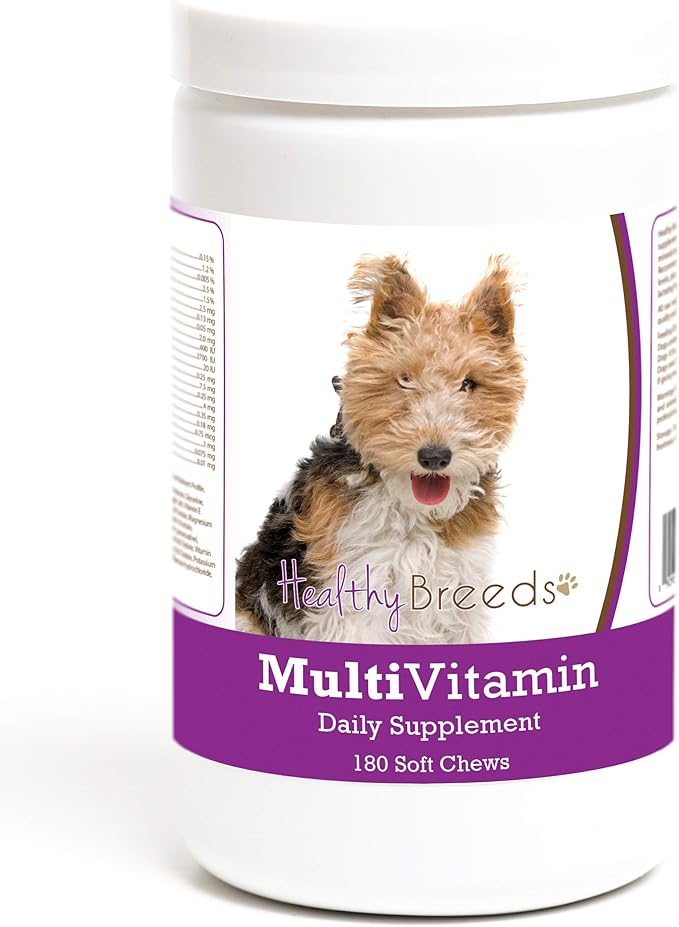 Healthy Breeds Wire Fox Terrier Multivitamin Soft Chew for Dogs 180 Count