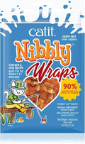 Catit Nibbly Wraps, Grain-Free Cat Treat, Chicken & Fish Recipe, 1.06 oz.
