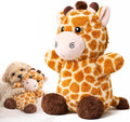 Soft Plush Giraffe Dog Toy for Small & Medium Dogs and Puppies – Dual Squeaker, Crinkle Comfort Toy for Gentle Chewers