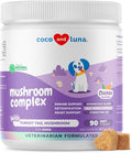 Turkey Tail Mushroom for Dogs - Mushroom Complex for Lumps and Bumps - Reishi, Cordyceps, Lion's Mane, Turkey Tail, Maitake and Shitake with Vitamins, Milk Thistle, Selenium and Coenzyme Q10.