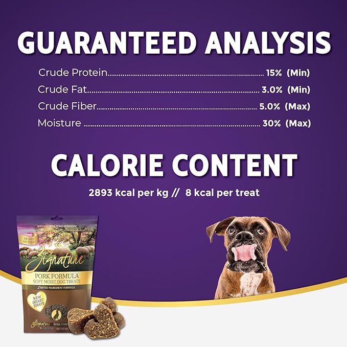 Zignature Pork Soft Moist Treats for Dogs