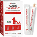 Cat UTI Treatment & Kidney Nutrition Supplement | Cranberry Powder for Cats | Low in Phosphorus & Salt | Supports Urinary Health | Easily Absorbed Protein | Suitable for Picky Cats - Bars 12g x 30