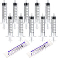 Nuanchu 30 Pcs 10ml Liquid Syringe Pet Feeding Plastic Syringes Dog Oral Food Measuring Tools for Cats Dogs Kitten Puppy Bunny Small Animals Newborn Pet Feeder Nursing Supplies