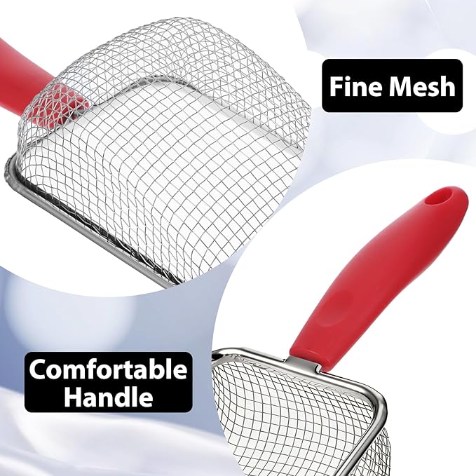 Stainless Steel Reptile Sand Substrate Scoop, Fine Mesh Metal Reptile Litter Cleaner Scooper, Cat Litter-Scoop, Mesh Litter-Shovel, Litter Cleaner Corner Scoop Sand Sifter for Terrarium Sands Waste