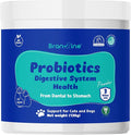 Dental-Stomach Probiotics - Patented 2-Strain Probiotics That Help Oral Health, Vitamin U, Mastic Gum, DGL, Propolis, Digestive Enzymes (120g)