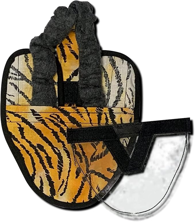 Hen Holster Starter Kit - Wrap-Around Duck Diaper w/Removable Liner & Fixed Tab - Durable, Secure Fit, Easy-to-Wear - Essential Duck Supplies for Real Ducks, Made in USA - Tiger, XS