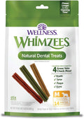 Whimzees Wellness Stix Dog Dental Treats, Medium Size Stick, (14 Count)