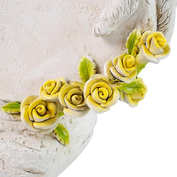 Personalized Cat Grave Markers with Angel Cat Statue - Memorial Stones for Cat Memorial Statue Outdoor Garden Loss of Pet Sympathy Gift