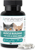 Muscle Support Pet Supplement for Small Dogs & Cats with CaHMB & Vitamin D3 – All Ages & Senior Dog Supplements for Muscle Strength, Mobility & Daily Activity – (30 Capsules)