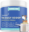Premium 12-in-1 Multivitamin Powder for Dogs Food Topper – Daily Scoop Multivitamin Dog Supplement for Joints, Digestion, Skin, Heart & Immunity – Probiotics, Collagen, Glucosamine, Mushrooms–7.3oz