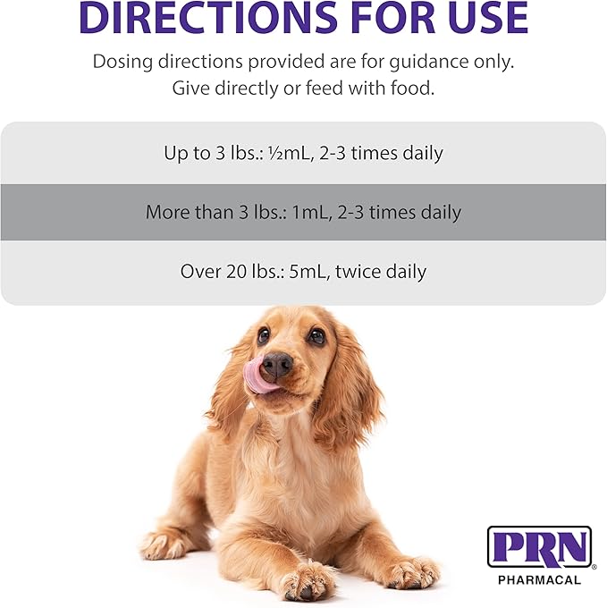 PRN Pharmacal Liqui-Tinic 4X - Iron & B Vitamin Supplement for Pets - Liver-Flavored - 2 fl oz (3 Pack)