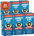Jonny Cat Litter Box Liners: Heavy Duty - Tear & Leak Resistant - Drawstring Close - Jumbo, 30 Count