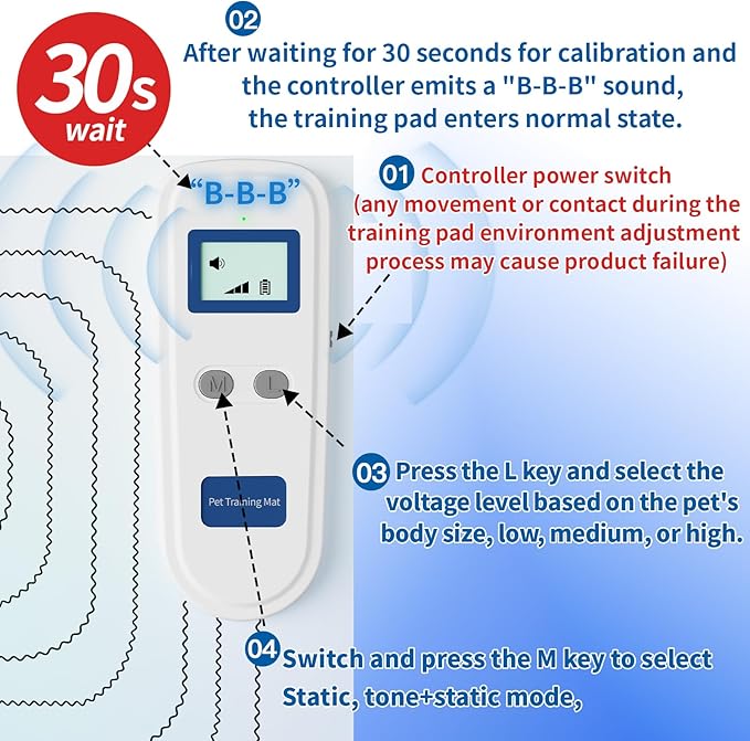 Scat Mat for Dogs and Cats, 59"x11"Rechargeable pet Shock mat,3 Adjustable Safe Modes, Indoor Dog & cat countertop Deterrent,Keep Pets Off Counters, Furniture, Couch, Sofa, Bed,Shock Pads for Cats