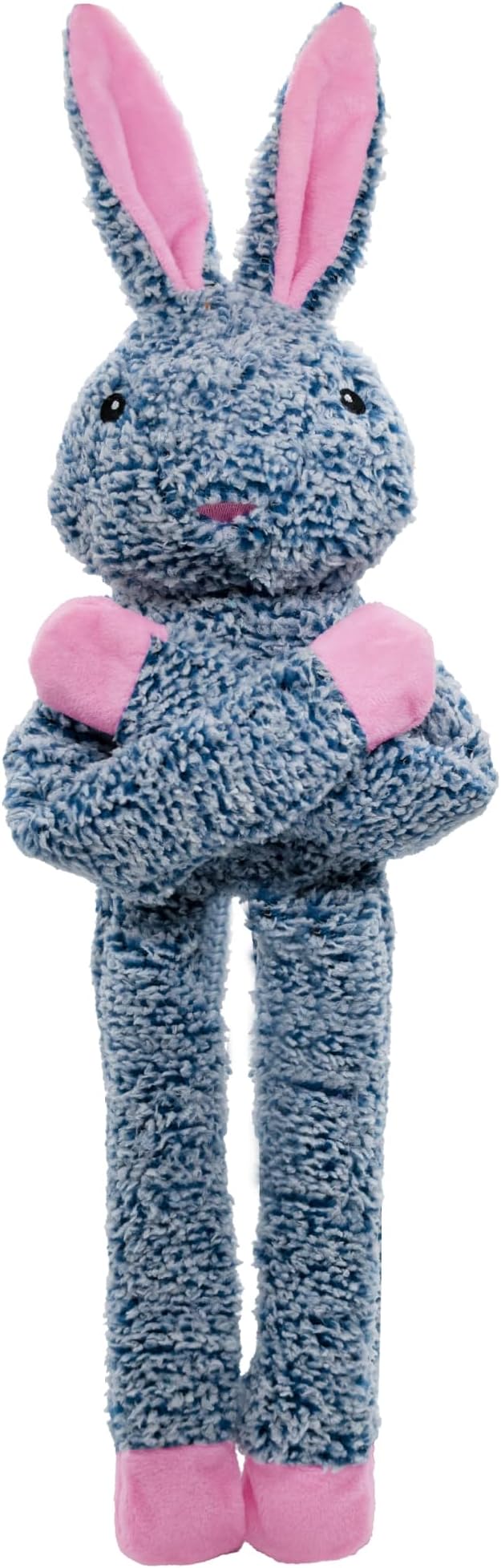 Easter Rabbit No Stuffing Dog Toys for Large Dogs, Squeaky Crinkle Interactive Dog Animals Toys, Plush Teething to Keep Them Busy, Cute Funny Dogs Gifts for Small Medium Large Breed