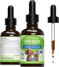 Pet Wellbeing Life Gold for Dogs - Vet-Formulated - Immune Support and Antioxidant Protection - Natural Herbal Supplement 2 oz (59 ml)