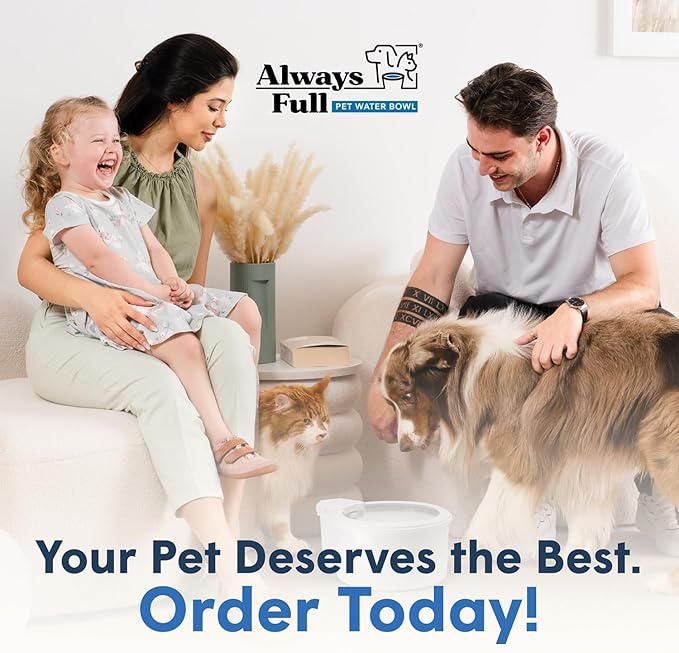 Cotton Filters for Always Full® Pet Water Bowl | Traps Debris, Hair, and Impurities, Easy Replacement, 6 Pack of Filters Allows Up to 6 Months of Use, Cat & Dog Water Bowl Filter - 0.12 lbs