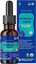 Probiotics Liquid Immune Support& Gut Health for Cats and Dogs - 6-Strains Probiotics with 5 Type Prebiotics, Dry Yeast (60 ml)