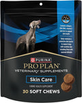 Purina Pro Plan Veterinary Supplements Skin Care Dog Supplements with Omega-3 Fish Oil and EPA and DHA - (Pack of 1) 30 ct. Pouches
