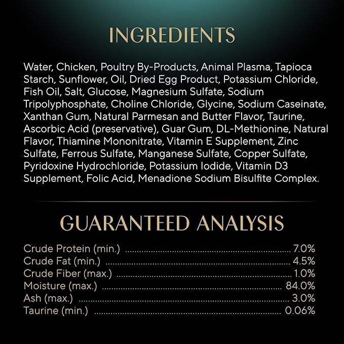 Sheba Perfect Portions Bistro Adult Wet Cat Food, Chicken in Alfredo Sauce Entree, Cat Food Wet Recipe, 2.6 oz. Twin-Pack Trays (24 Count, 48 Servings)