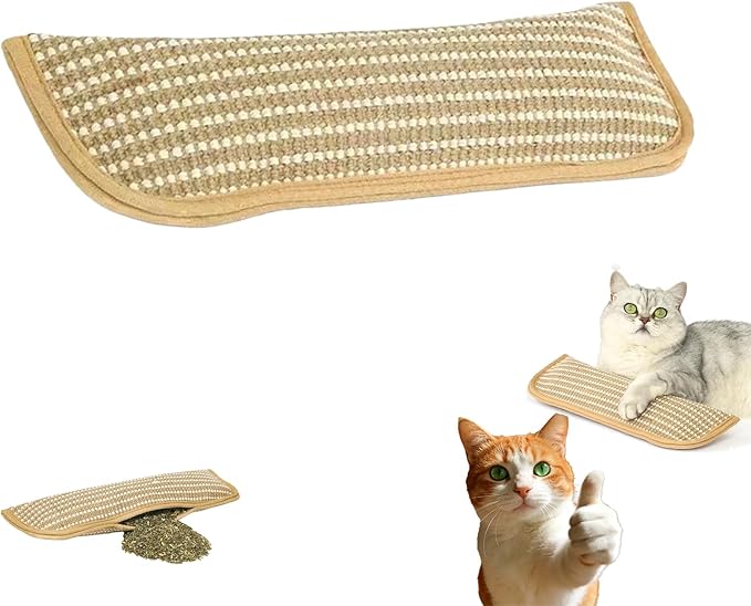 Catnip Pillows, Interactive Catnip Toys with Organic for Cats, Bite Resistant Kitten Teething Toys (Small,Mint Pillow (1pc))