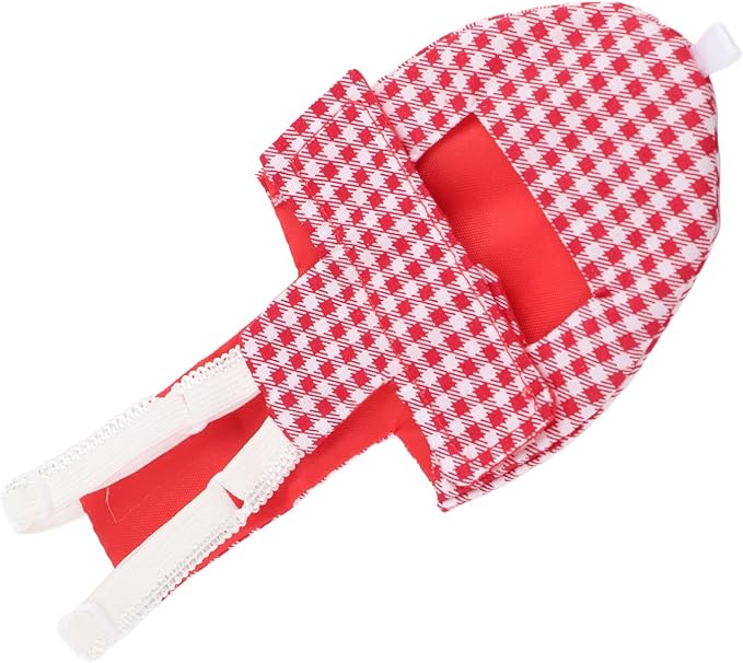 Zerodis Bird Diapers Nan Large Red Plaid, Cotton Material, Adjustable Strap, Soft and Comfortable Design for Parrots and Budgies (L Red Plaid)