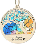 Personalized Dog Memorial Ornament,Gifts for Loss of Cat, Cat Lovers Gifts