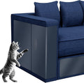 Couch Furniture Protectors from Cats Scratching Claws, 12 Pack Self-Adhesive Sofa Corner Protectors, Cat Claw Deterrent for Chair, Furniture (Single-Side)