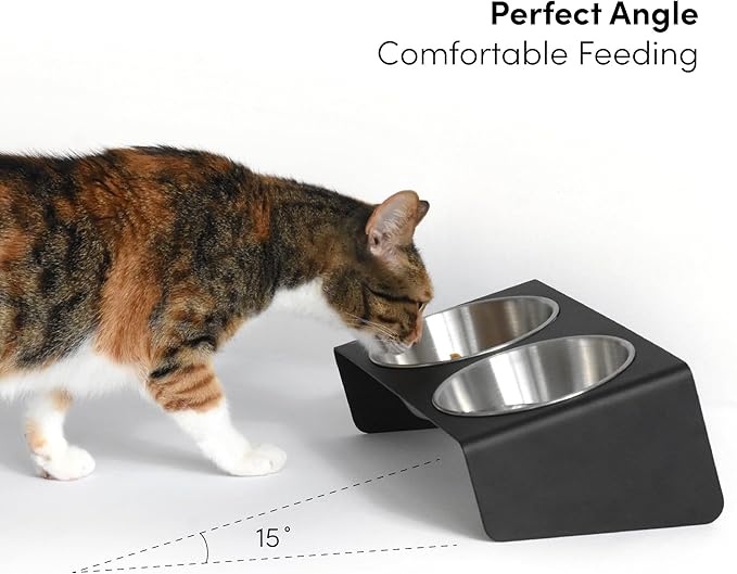 Elevated Pet Bowl, for Cats and Small Dogs