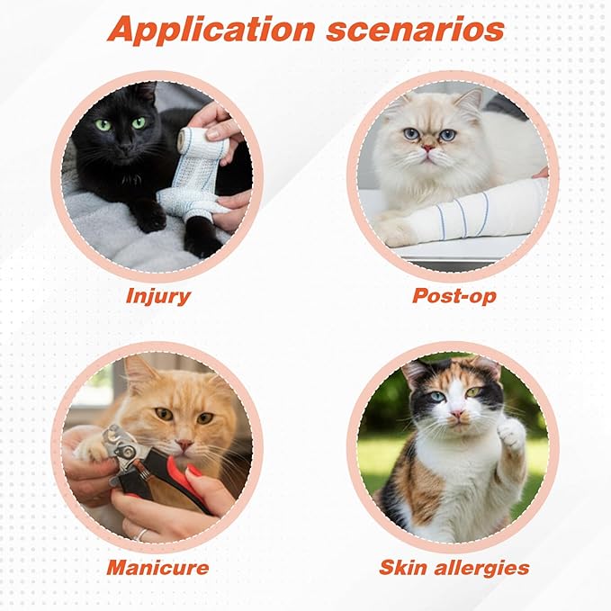 Cat Cone Collar Adjustable Soft Cat Cone to Stop Licking Scratching Comfy Elizabethan Collars Cute Lightweight Comfortable Donut Collar for Small Dogs Cats Kitten After Surgery