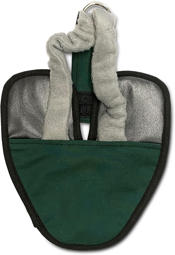 Hen Holster Premium Starter Kit - Bird Diaper, Wrap Around for Larger Pigeons, Small Breed Hens & Roosters - Leak-Proof, Comfortable Bird Harness with Sewn-in Liner & Hook & Loop Closure - XS, Green