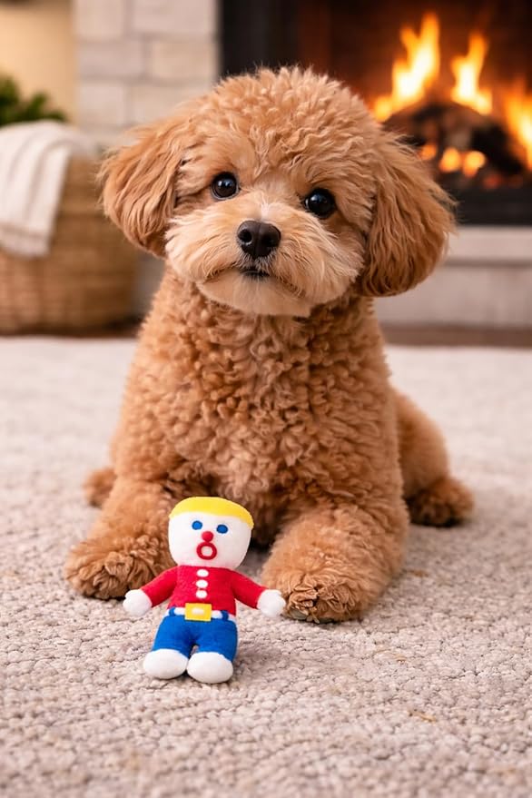 Multipet Mr. Bill X-Small Dog Toy 5" Squeaker Toy Contains No Electronic Parts or Circuitry | Mr Bill Mini Squeaker Dog Toy | 5 Inches | X-Small | Officially Licensed