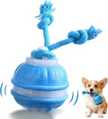 Interactive Dog Toys,Dog Ball Toy with Squeaky Birdsong Sound and Stimulation,Automatic Motion Activated Dog Toy for Boredom,Indoor Outdoor Pet Exercise Toy for Small/Medium Dogs(Blue)